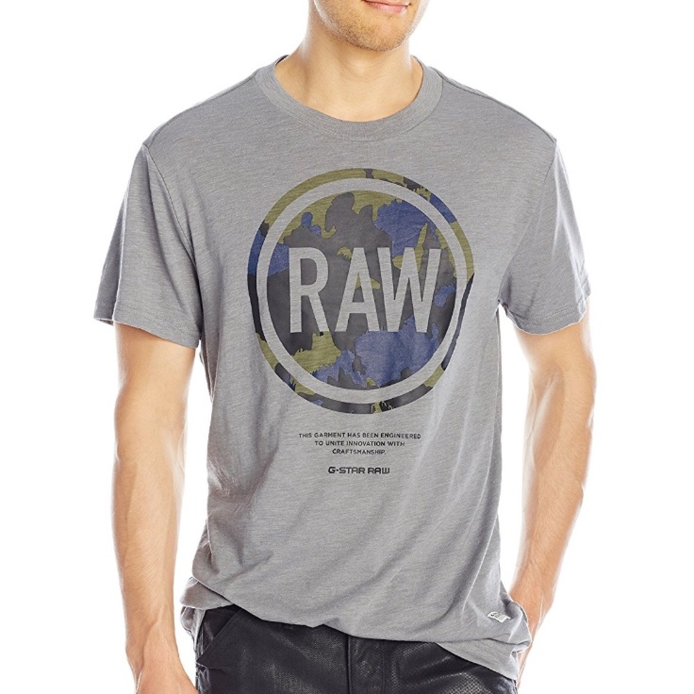 G-Star Raw Gepston R T Short Sleeve Tee Platinum